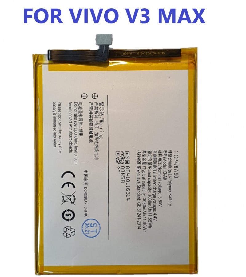B-A0 Battery For VI VO V3 MAX BA6 Capacity-3080mAh