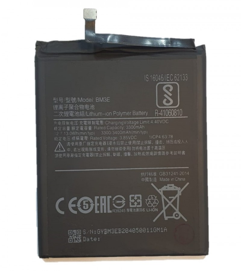 BM3E battery for Xiaomi Mi8 mI 8 Capacity-3400mAh