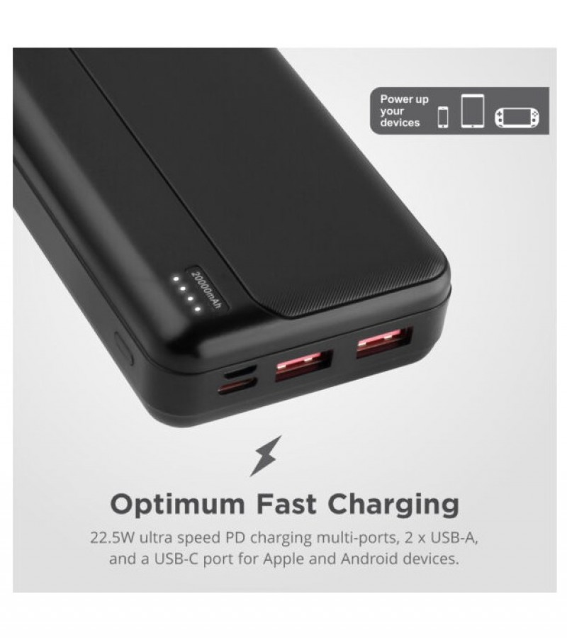 20000mAh Power Bank SOVO PD108 PD 22.5W Fast Charging