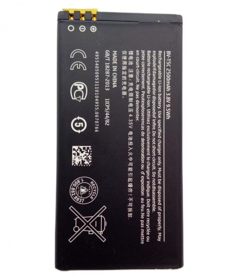 BL-T5C Battery For Nokia Lumia 640 RM-1109 RM-1113 Capacity-2500mAh