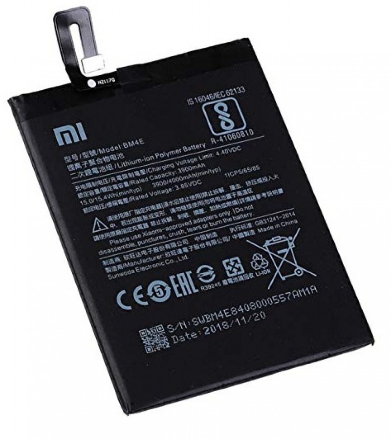 BM4E Battery For  Xiaomi mi  Pocophone Poco F1 M1805E10A  Capacity-4000mAh