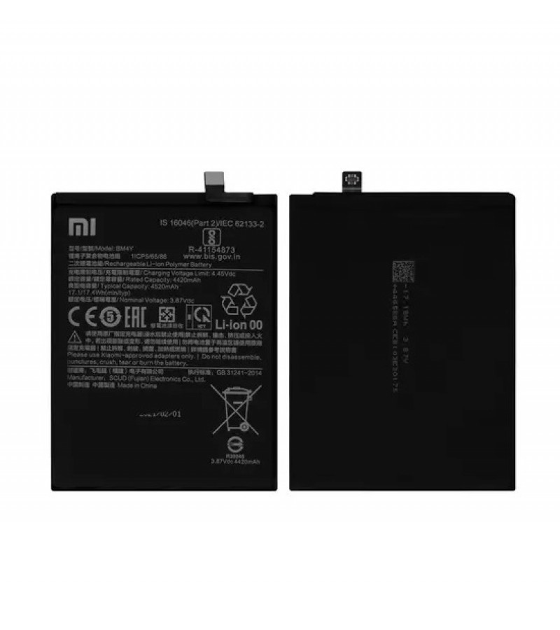 BM4Y Battery For Xiaomi Poco F3 For Redmi K40 Pro K40Pro Capacity-4520mAh