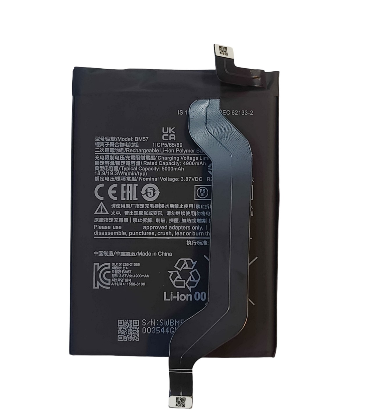 BM57 New Original Battery For Xiaomi Redmi Note 10 Pro Replacement Phone Batteries 5000mAh