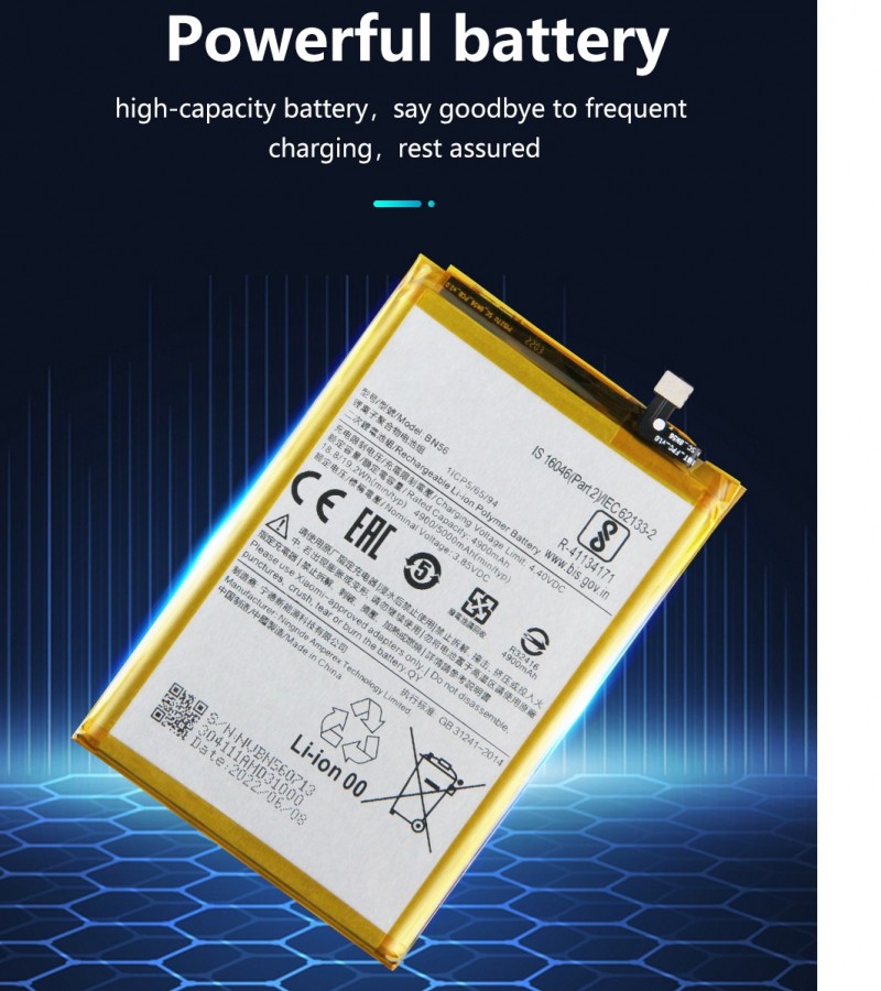 Original new BN56 Battery For Xiaomi Redmi 9A 9C Xiaomi POCO M2 Pro  5000mAh