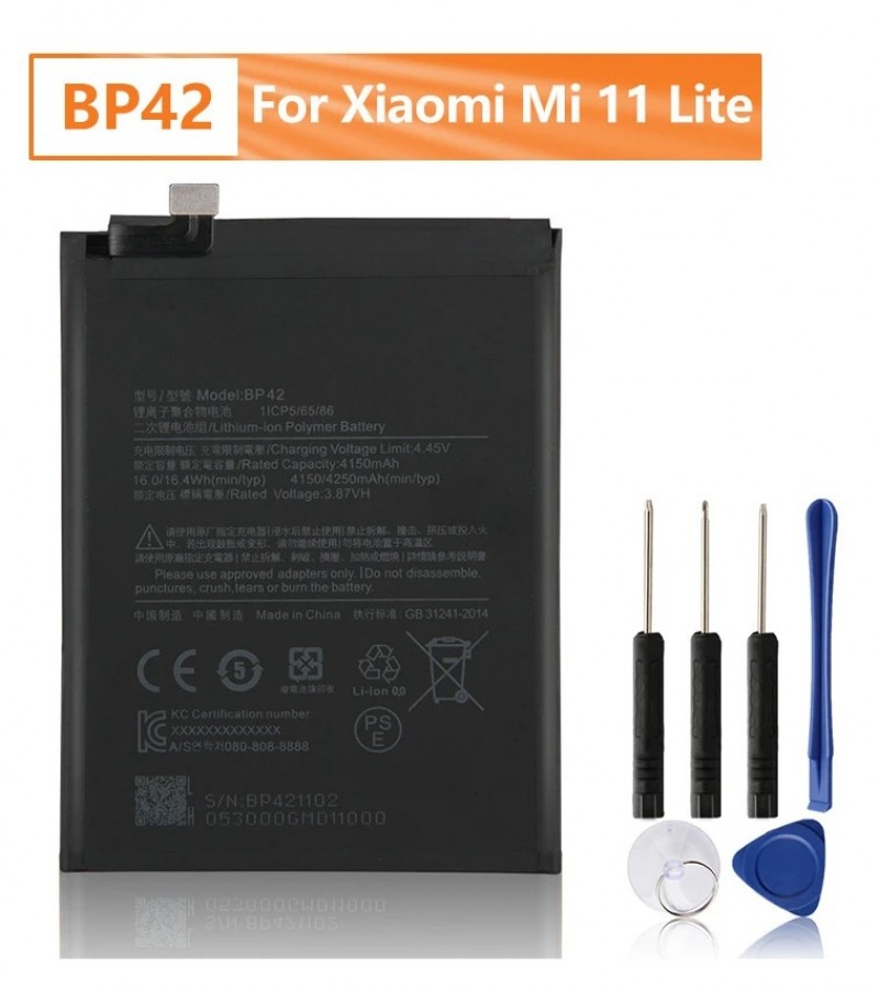 BP42 Battery For Xiaomi Mi 11 Lite /11 Lite Capacity-4250mAh