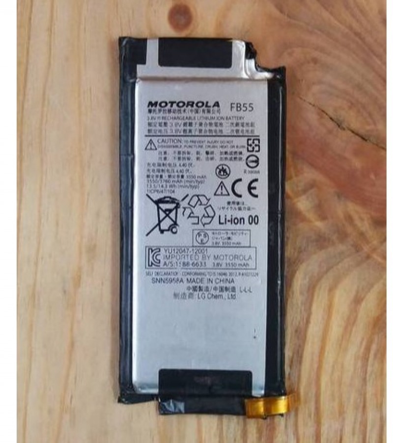 FB55 battery for Motorola Droid Turbo 2 XT1585 XT1580 XT1581 X Force Capacity-3760mAh