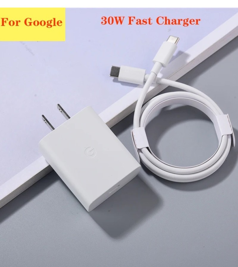 Chargeur 30 W USB-C Fast Compact Mobile Phone Charger for Google