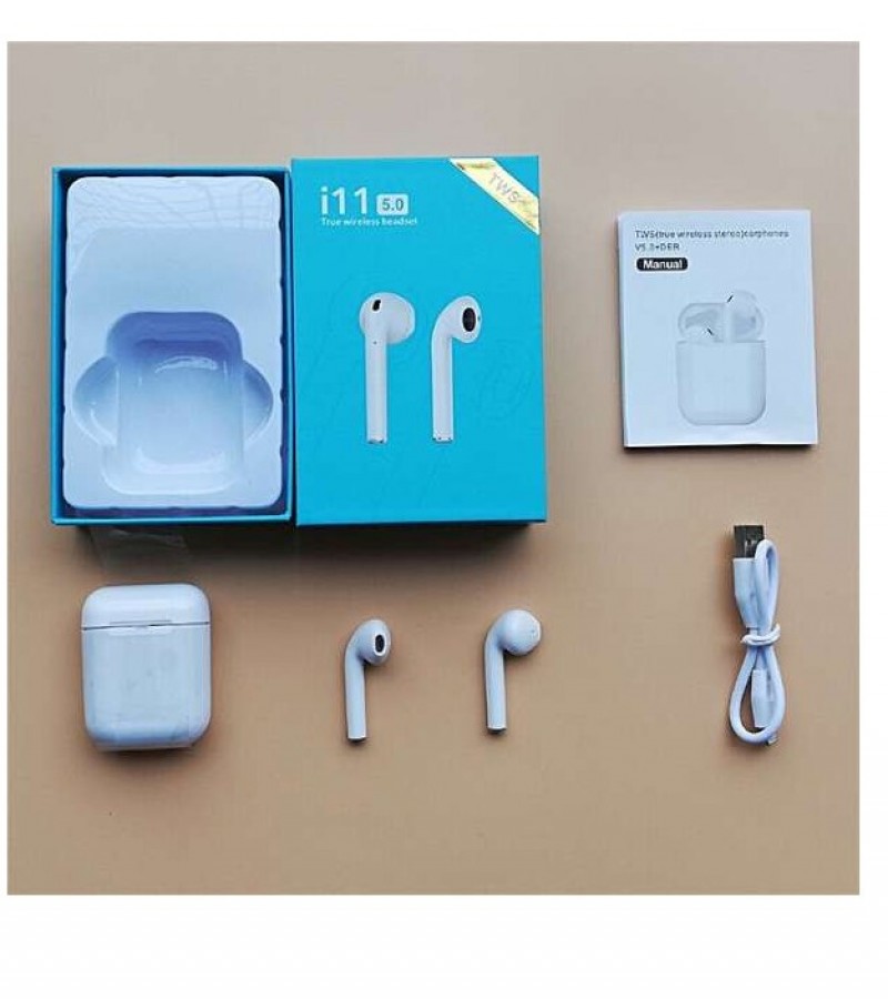 i11 TWS Wireless Bluetooth Earphone Touch Control Earbuds For Iphone And Android Wireless Earbuds