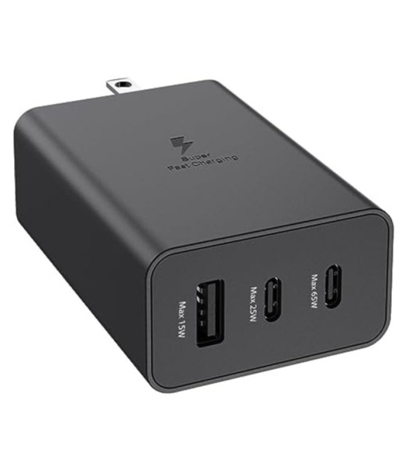 Samsung 65W Trio Super Fast Charger UK 110-Pin Get 3 devices charging all at the same time
