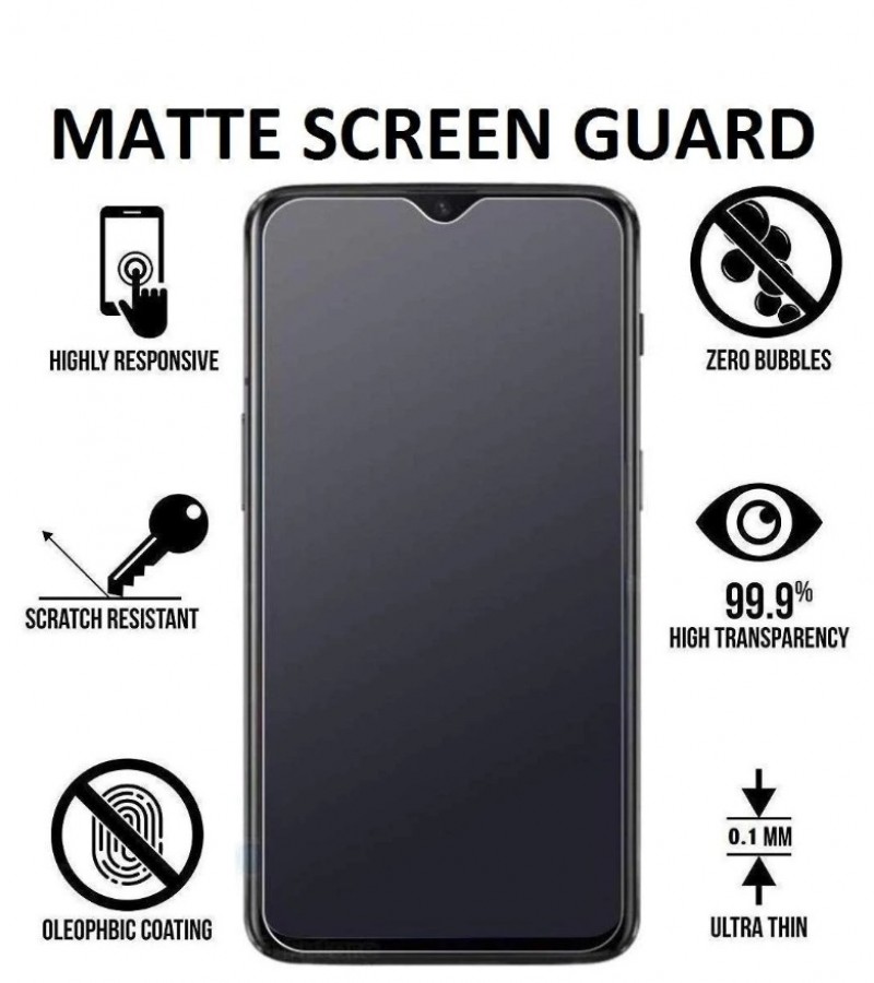 Samsung A31 Matte Ceramic Sheet Protector for Gaming , Pack of 2 Protector