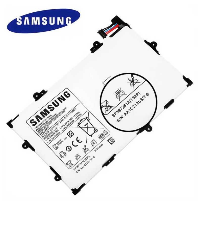 SP397281A(1S2P) Battery For Samsung Galaxy Tab P6800 7.7" 5100mAh