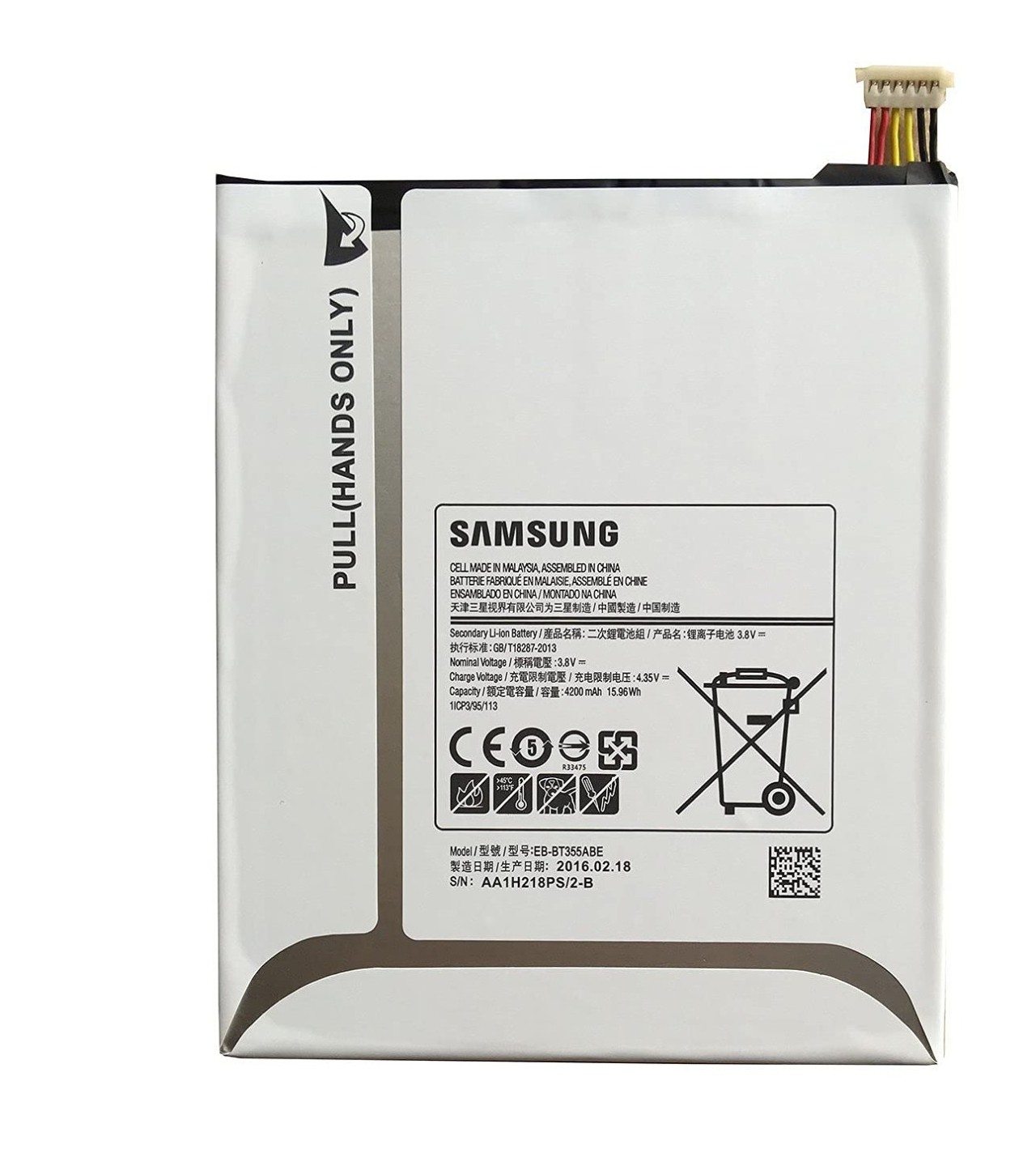 T355 Battery for Samsung Galaxy Tab A 8" T355C T355Y T355 SM-T355 SM-T350 SM-P350 P355C  4200mAh
