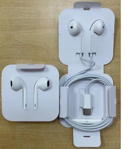 Original iPhone 15 15 PRO Max USB C Earbuds Wired Type C Earphone for Apple iPad MacBook Handfree Sale price Buy online in Pakistan .farosh.pk